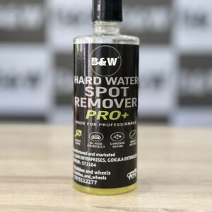 1. B&W Hard Water Spot Remover for car glass and paint – zero streak finish 2. Hard water stain remover for car windshield and chrome – B&W 3. Remove mineral deposits and water spots on car glass – professional cleaner 4. Hard water spot remover India – safe fast acid blend by B&W 5. Car glass water spot remover – restores clarity without haze